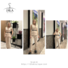 Lila Simli Kesik Detaylı Mini Elbise - Görsel 6
