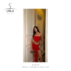 Kırmızı Crop Mini Elbise - Görsel 4